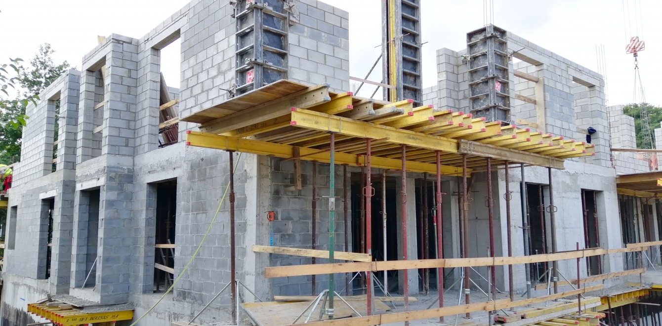 Postęp prac budowlanych - Sierpień 2019