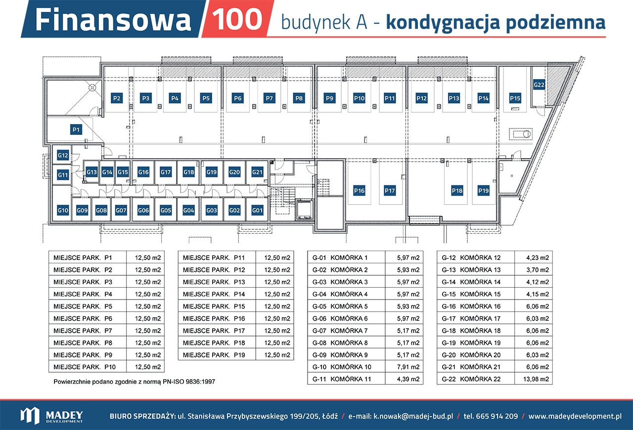 Finansowa 100 - Budynek A - Parking Podziemny - A