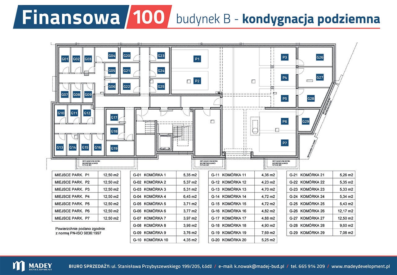 Finansowa 100 - Budynek B - Parking Podziemny - B