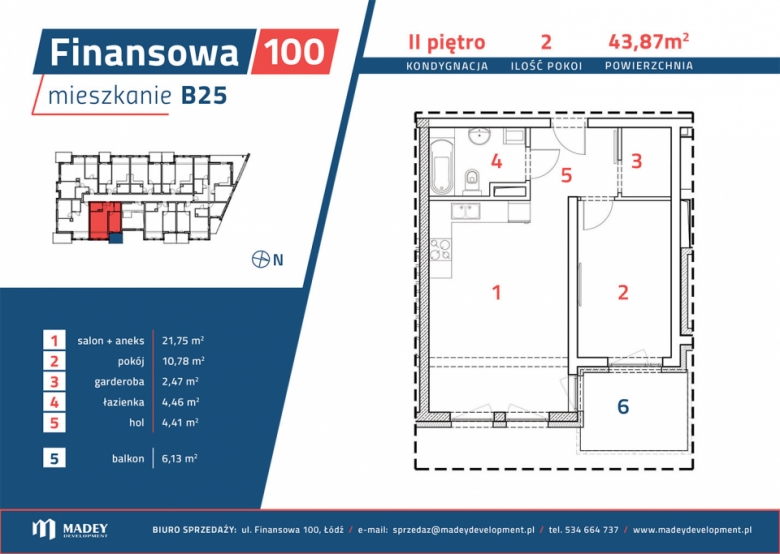 Apartament nr. B25