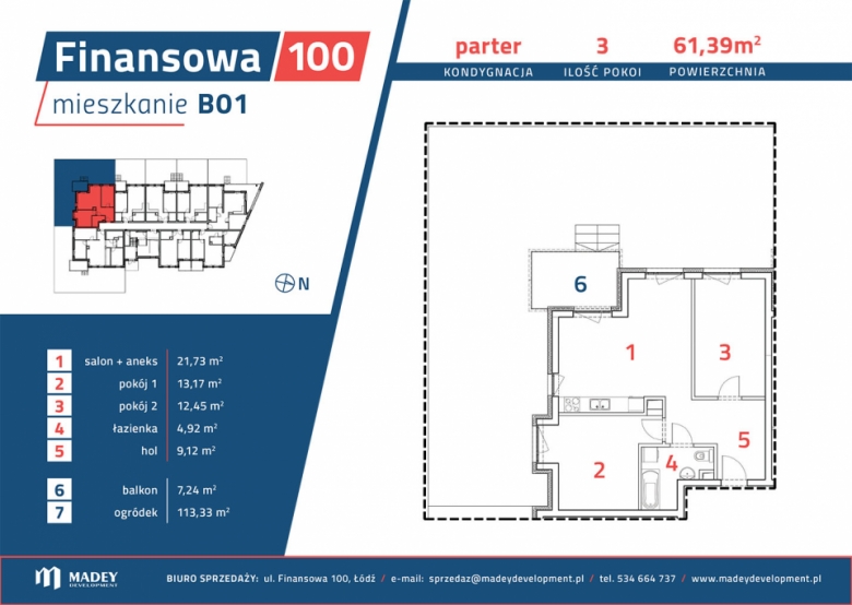 Apartament nr. B01