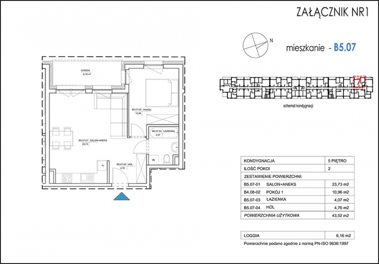 Apartament nr. B5.07