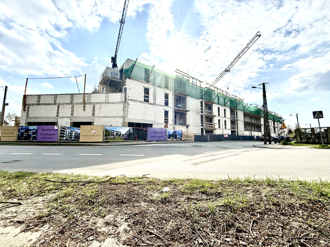 Budujemy w rytmie wiosny- Apartamenty Nowe Miasto pną się w górę